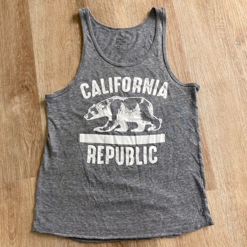 California Republic grey tank top size M